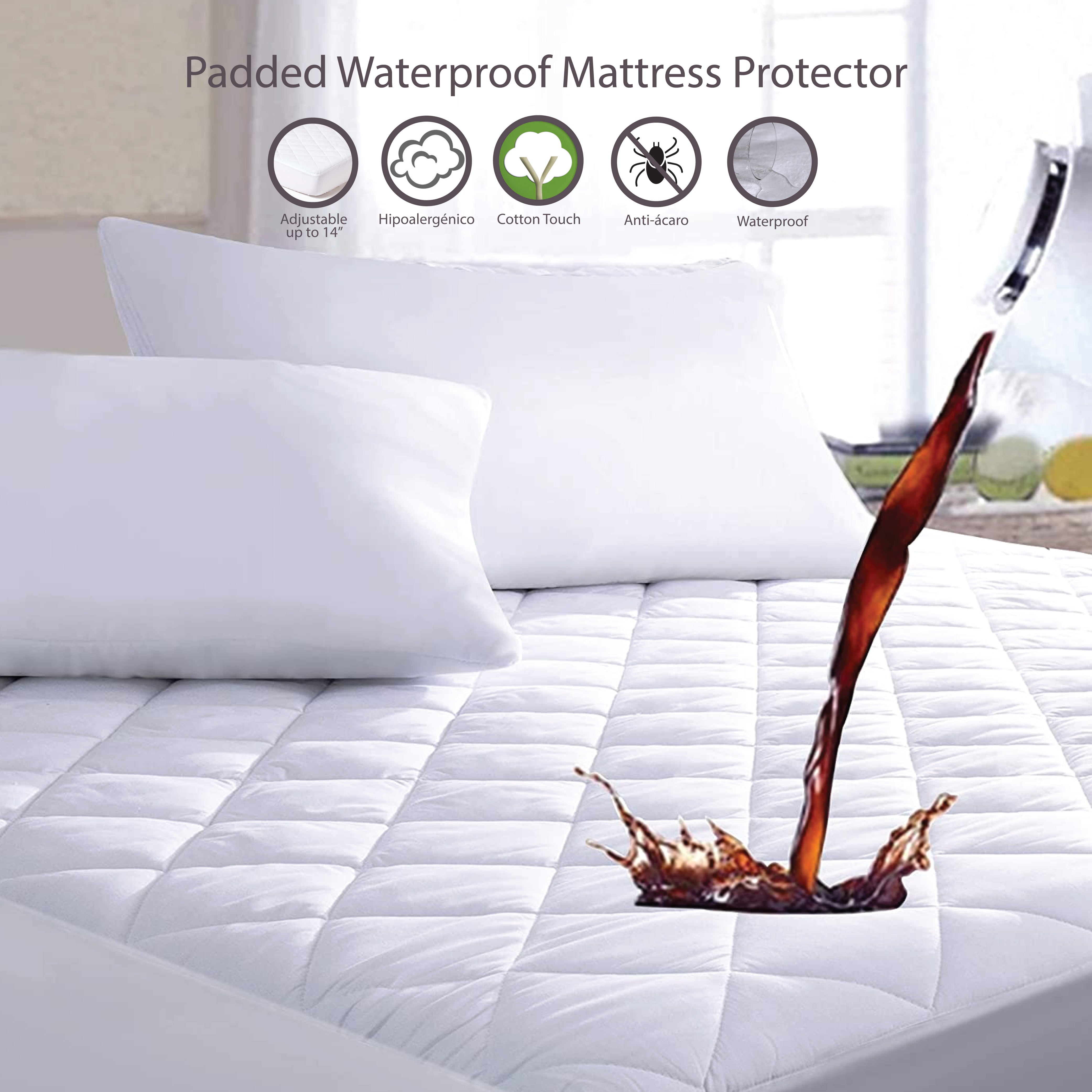 Padded Waterproof Mattress Protector