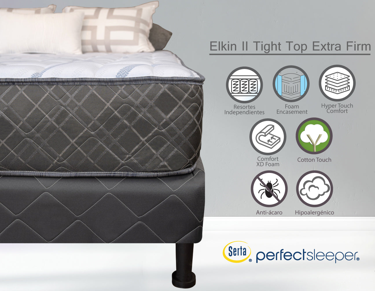 Serta Perfect Sleeper Elking ll Tight Top New Collections "Precios Reducidos"