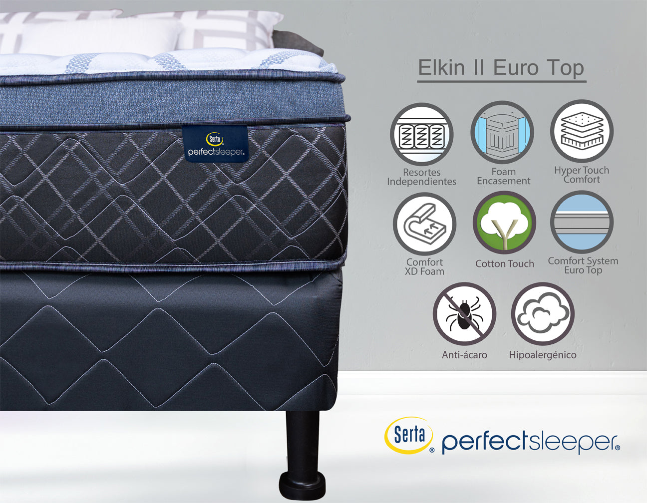 Serta Perfect Sleeper Elkin ll Euro Top Firm New Collections (Reforzados)